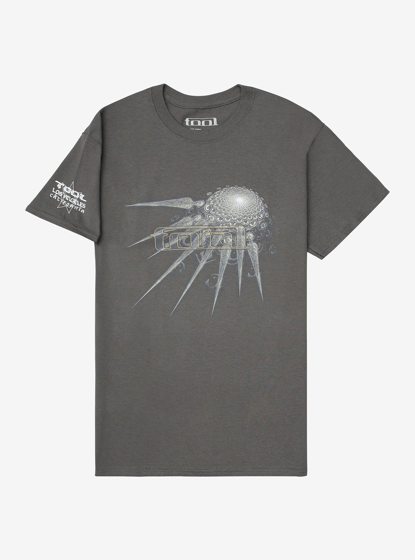 Tool Skeleton Spike T-Shirt, GREY, alternate