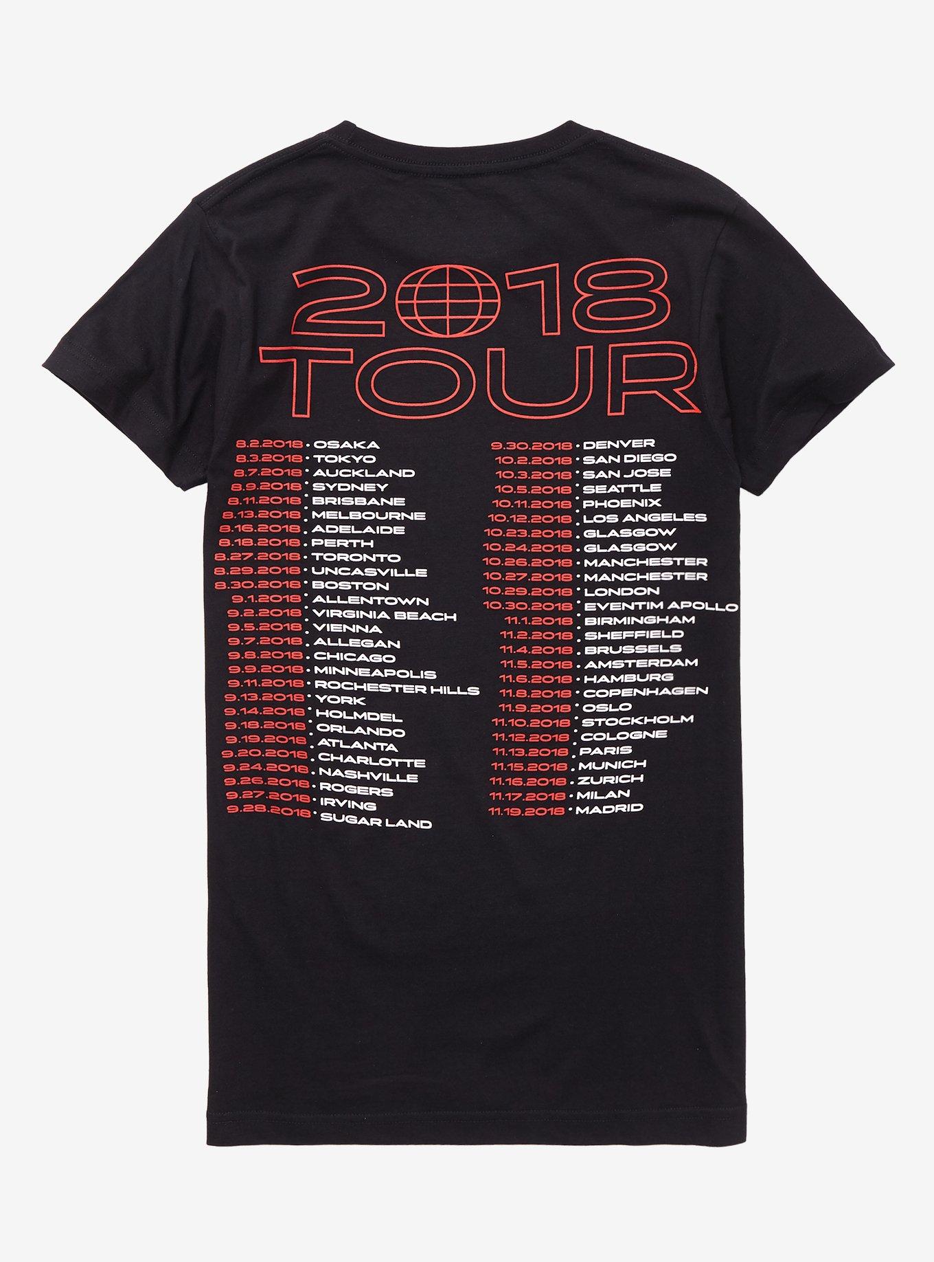 5 Seconds Of Summer Meet You There Tour T-Shirt, BLACK, alternate