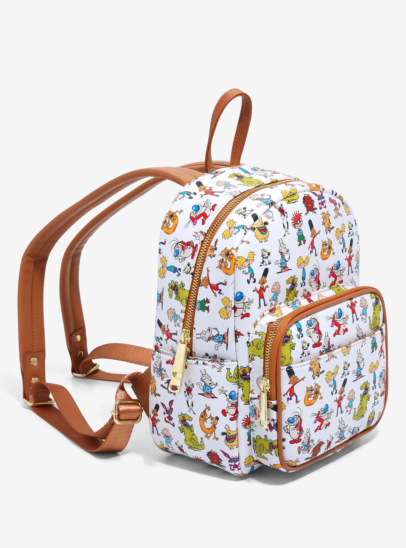 Nickelodeon Classic Characters Allover Print Mini Backpack - BoxLunch Exclusive, , alternate
