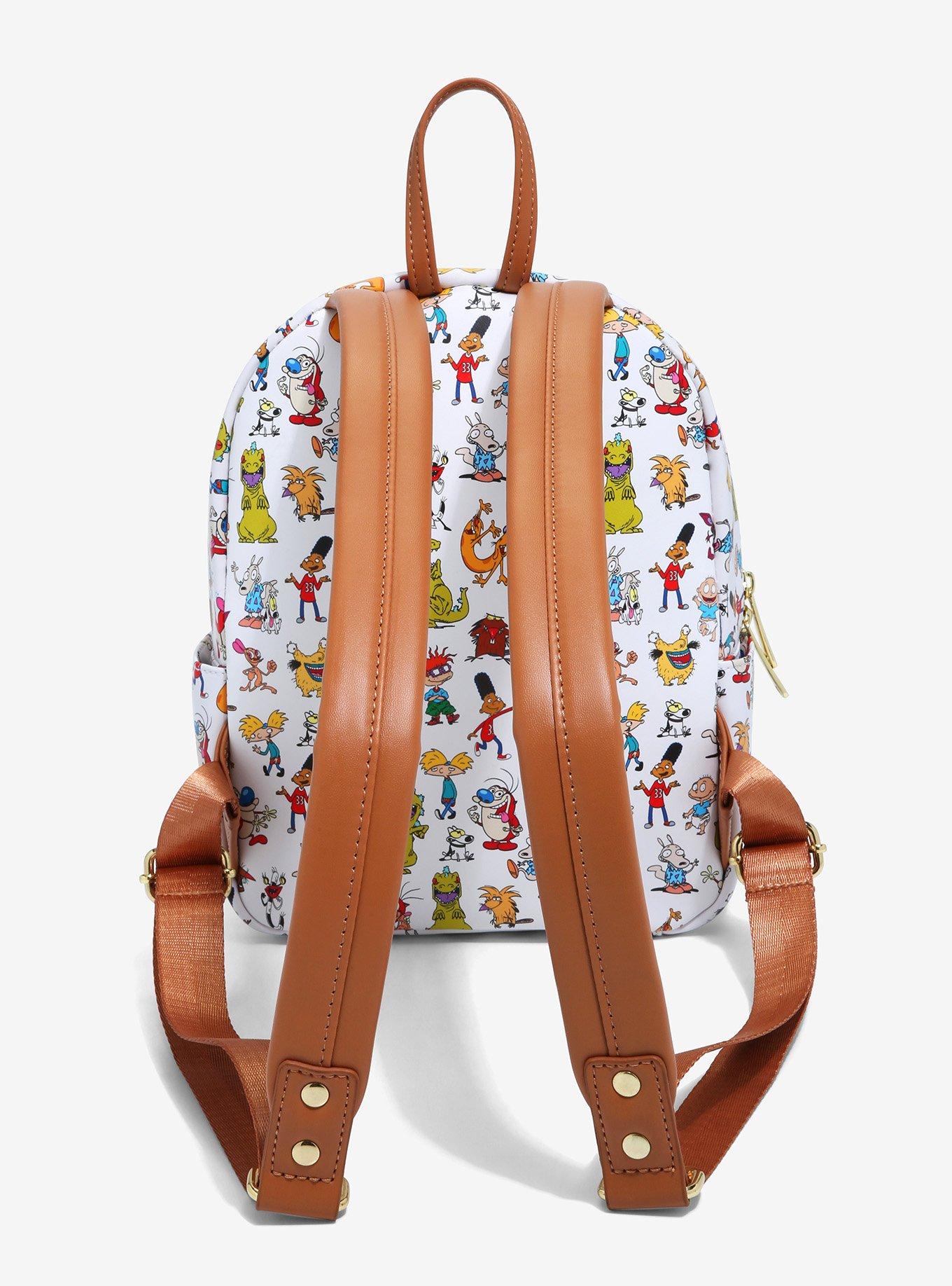 Nickelodeon Classic Characters Allover Print Mini Backpack - BoxLunch Exclusive, , alternate