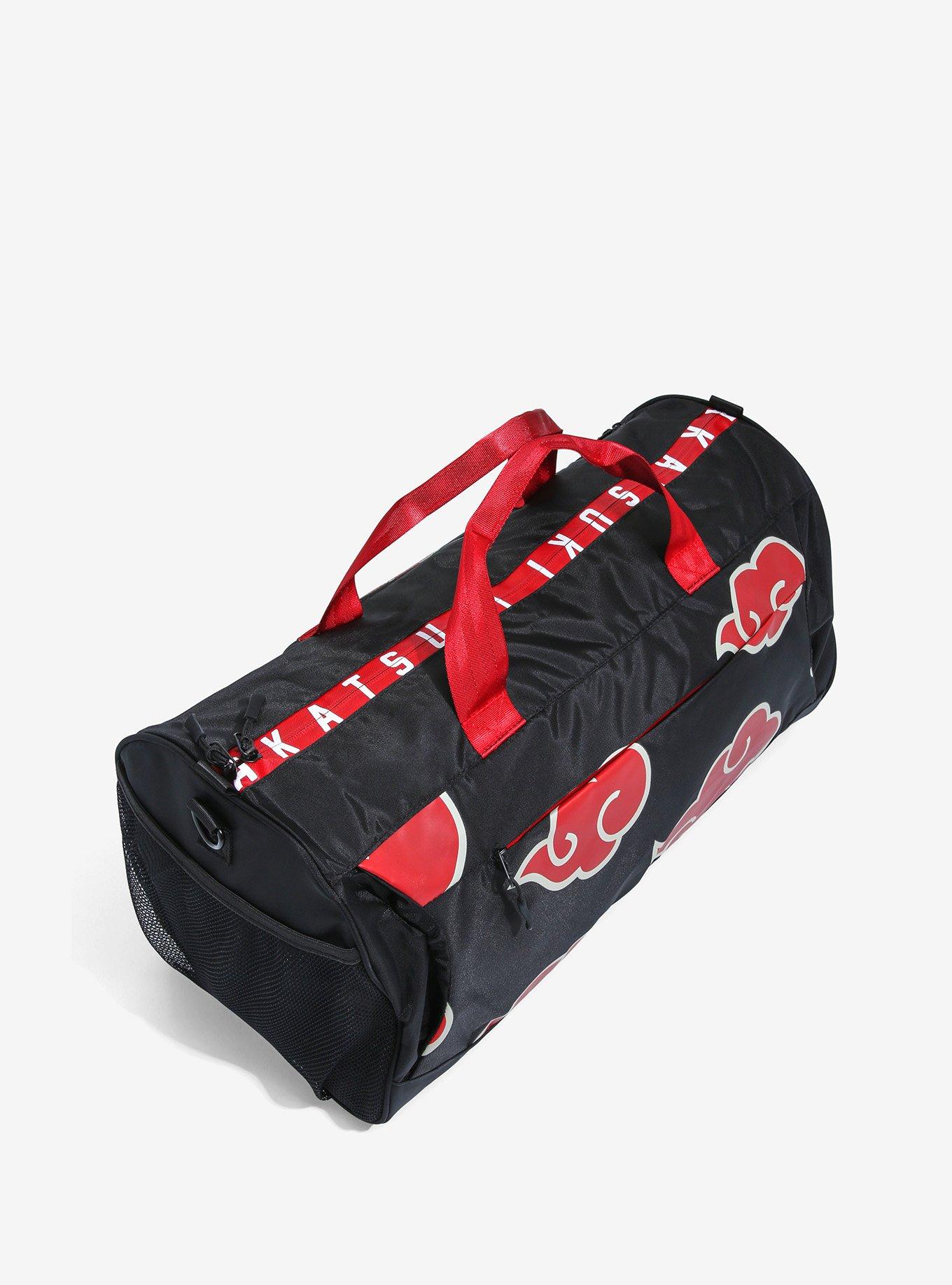 Anime Naruto Sports Gym Bag 30L with Compartment Waterproof Bag Akatsuki  Handbag Crossbody Support Durable Fitness Travel Bags