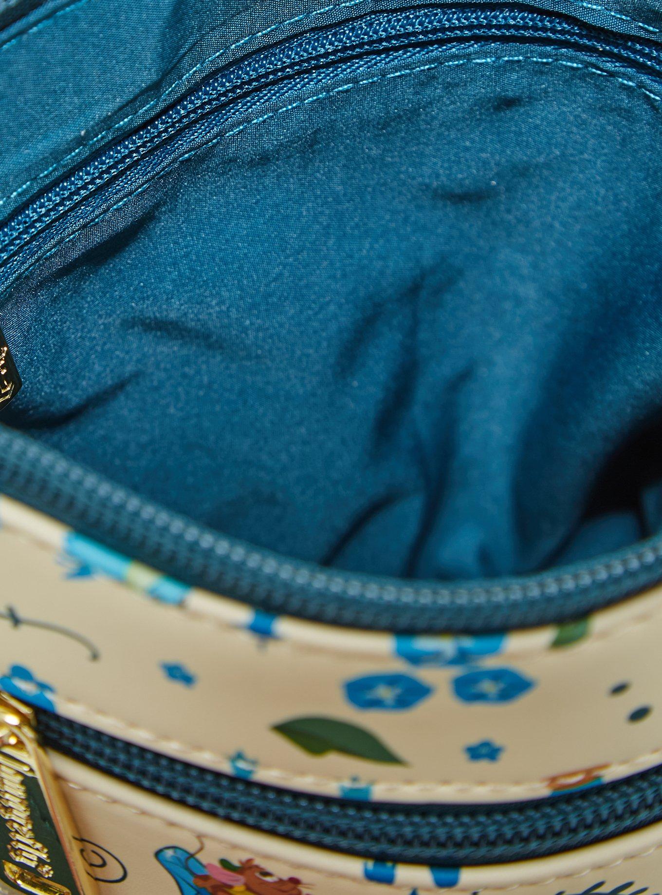 Loungefly Disney Cinderella Animal Friends Allover Print Crossbody Bag, , alternate