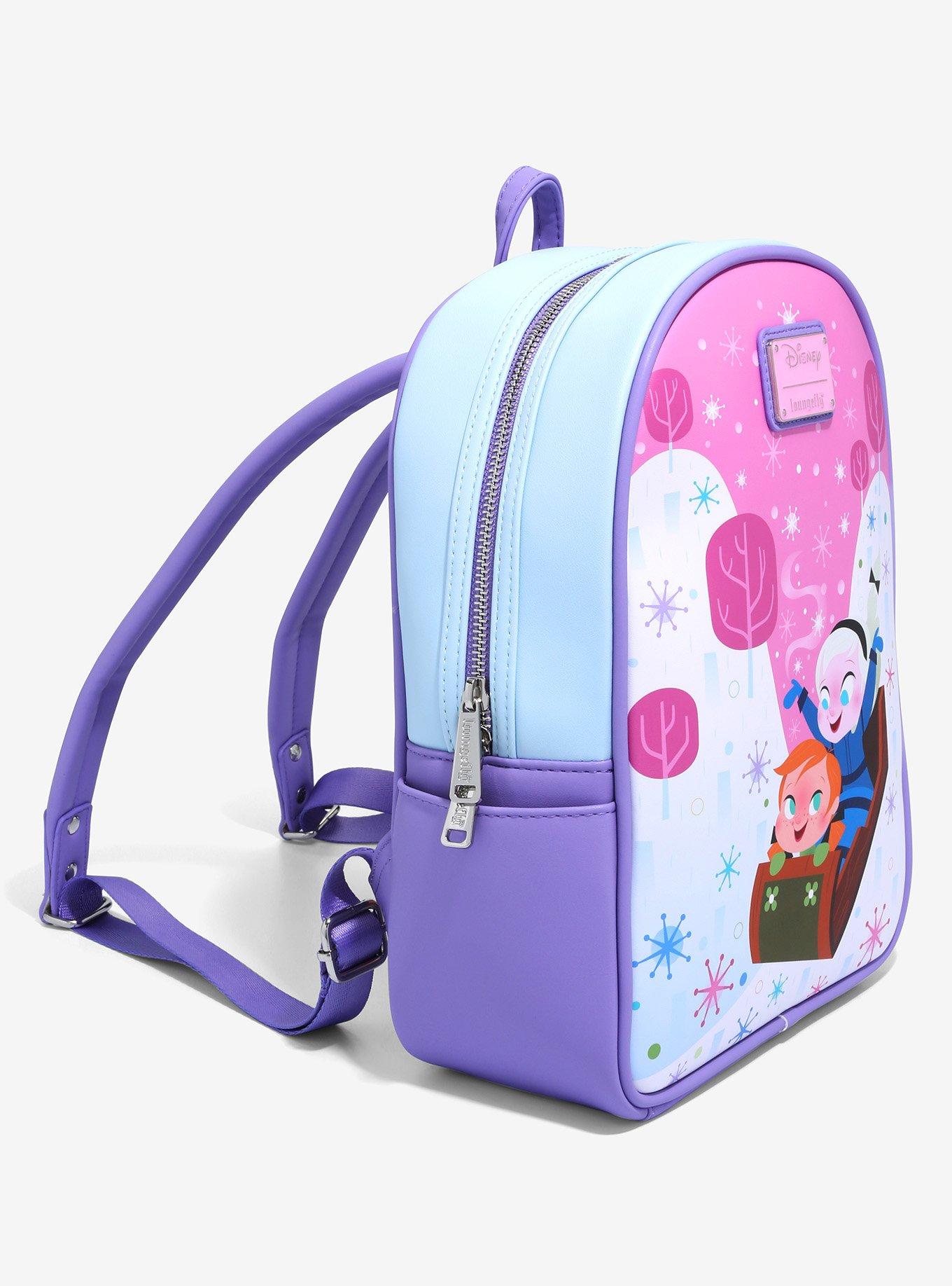 Loungefly Disney Frozen Elsa & Anna Winter Sled Mini Backpack - BoxLunch Exclusive, , alternate