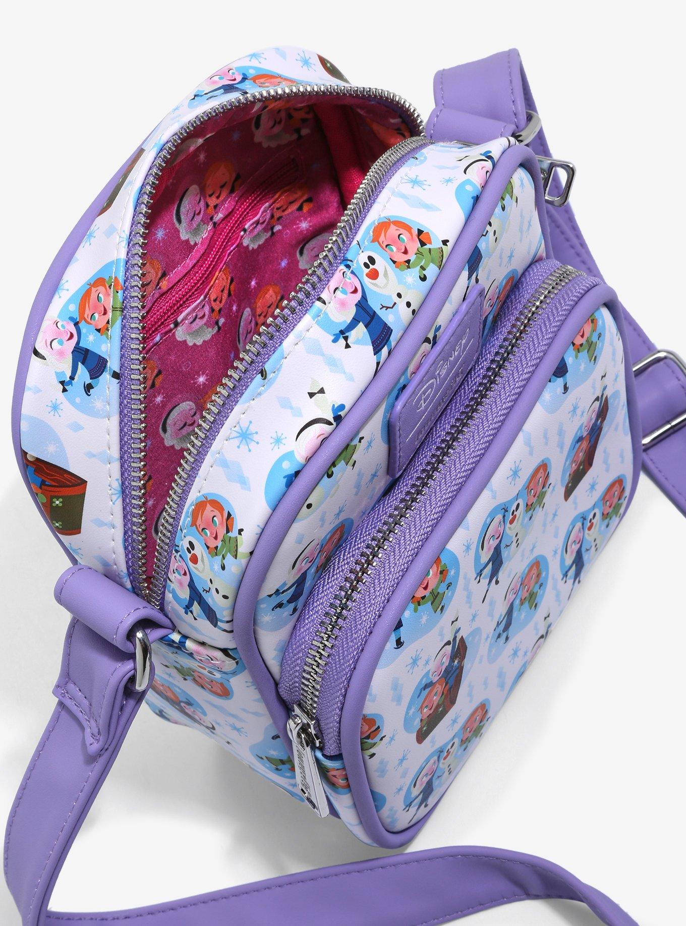 Loungefly Disney Frozen Elsa & Anna Winter Activities Crossbody Bag - BoxLunch Exclusive, , alternate