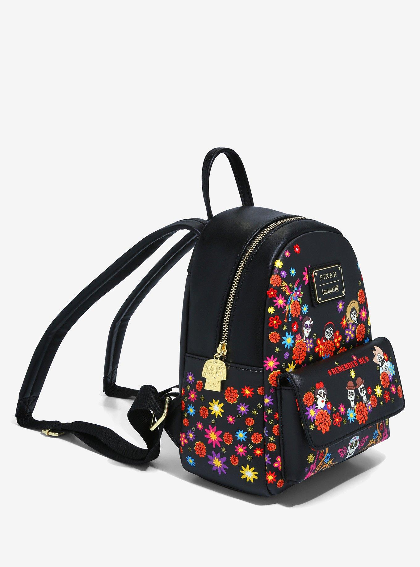 Loungefly Disney Pixar Coco Land of the Dead Family Mini Backpack - BoxLunch Exclusive, , alternate