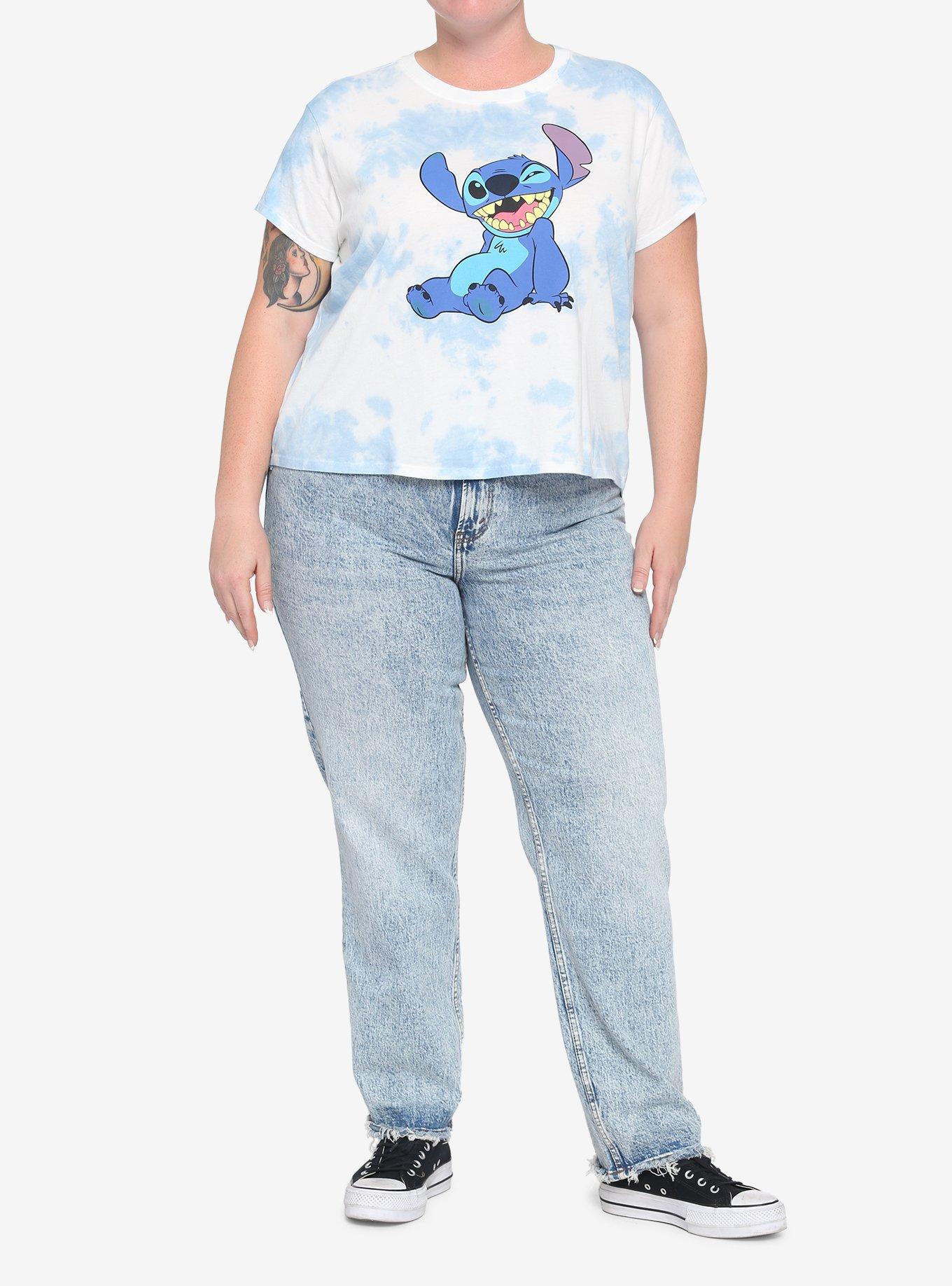 Disney Lilo & Stitch Wink Tie-Dye Girls Baby T-Shirt Plus Size, MULTI, alternate
