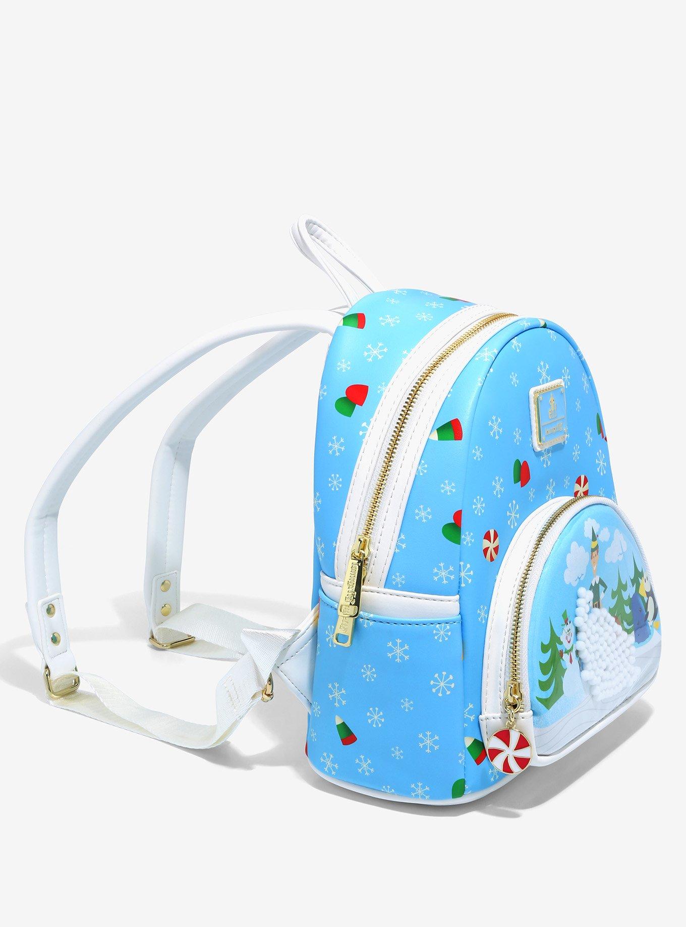 Loungefly Elf Buddy's Snowball Fight & Sweets Mini Backpack, , alternate