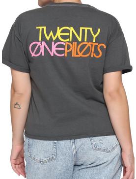 Twenty One Pilots Saturday Girls Crop T-Shirt Plus Size, , hi-res