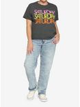 Twenty One Pilots Saturday Girls Crop T-Shirt Plus Size, GREY, alternate