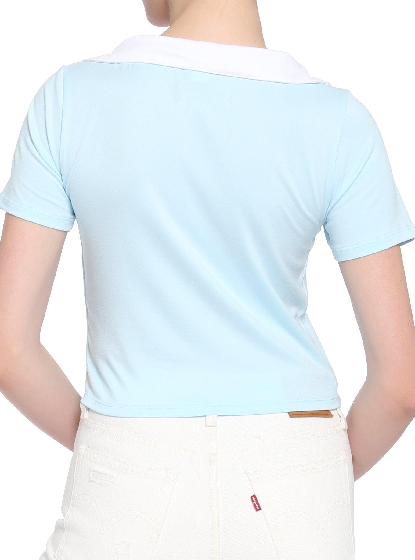 Disney Beauty & The Beast Rose Collared Top, MULTI, alternate