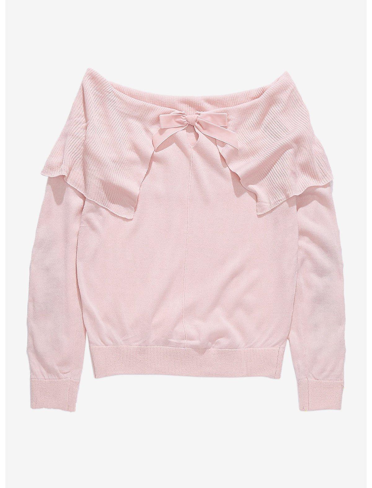 Disney Beauty & The Beast Foldover Sweater, MULTI, alternate