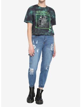 Beetlejuice Tombstone Tie-Dye Crop Girls T-Shirt, , hi-res