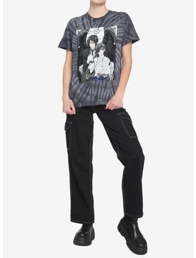 Black Butler Ciel & Sebastian Tie-Dye Boyfriend Fit Girls T-Shirt, , hi-res