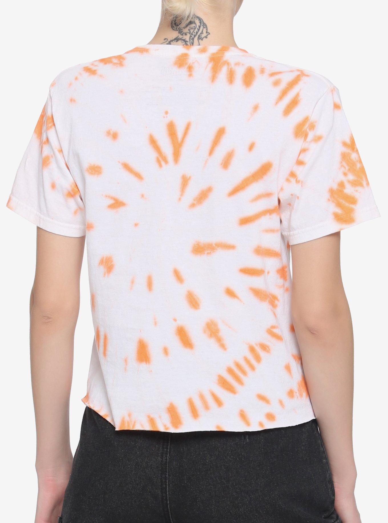 Haikyu!! Hinata Tie-Dye Cropped Girls T-Shirt, MULTI, alternate