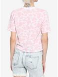 Pink Embroidered Cow Girls Crop T-Shirt, MULTI, alternate