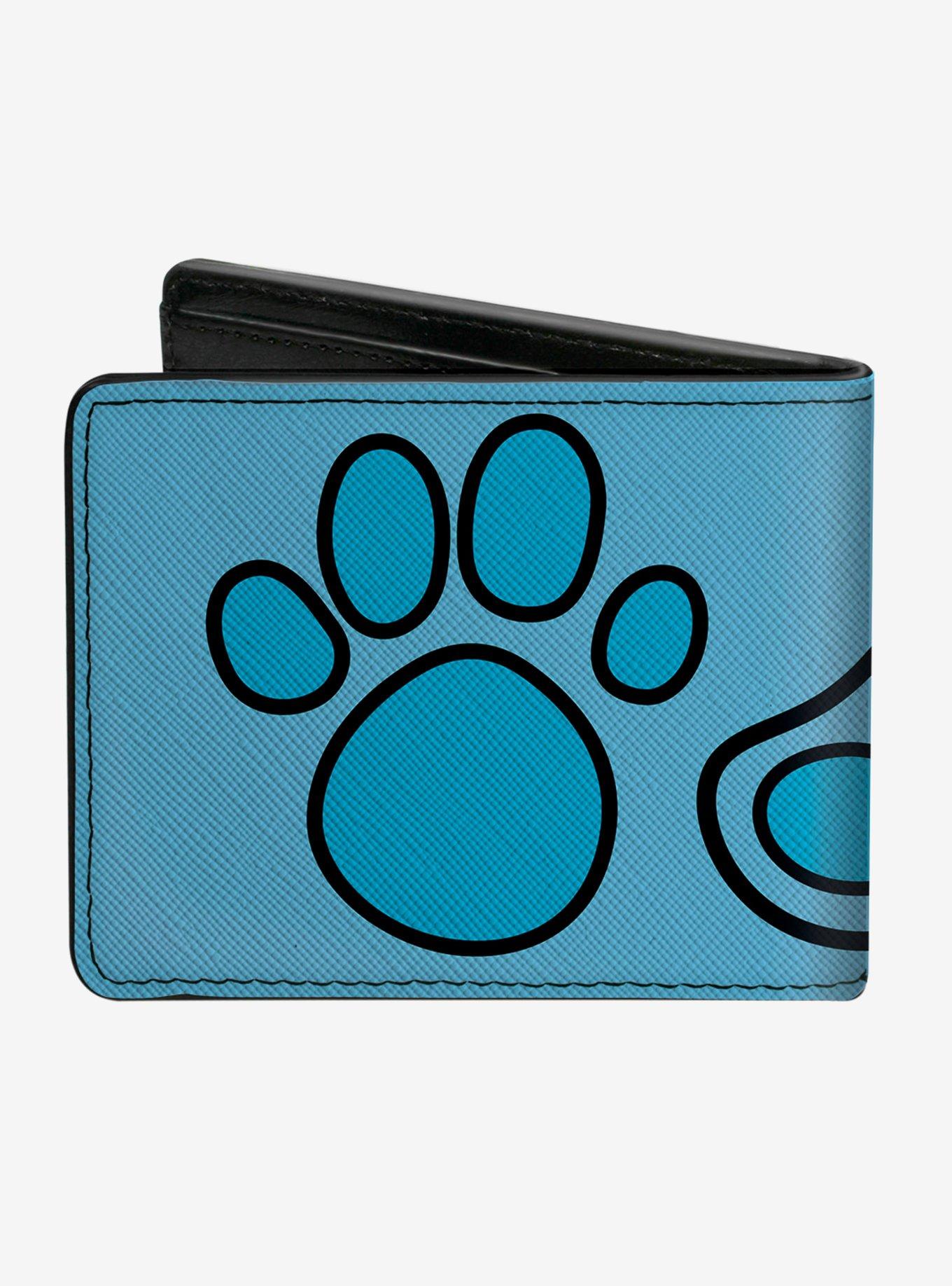 Blues Clues Face And Paw Print Bifold Wallet, , alternate
