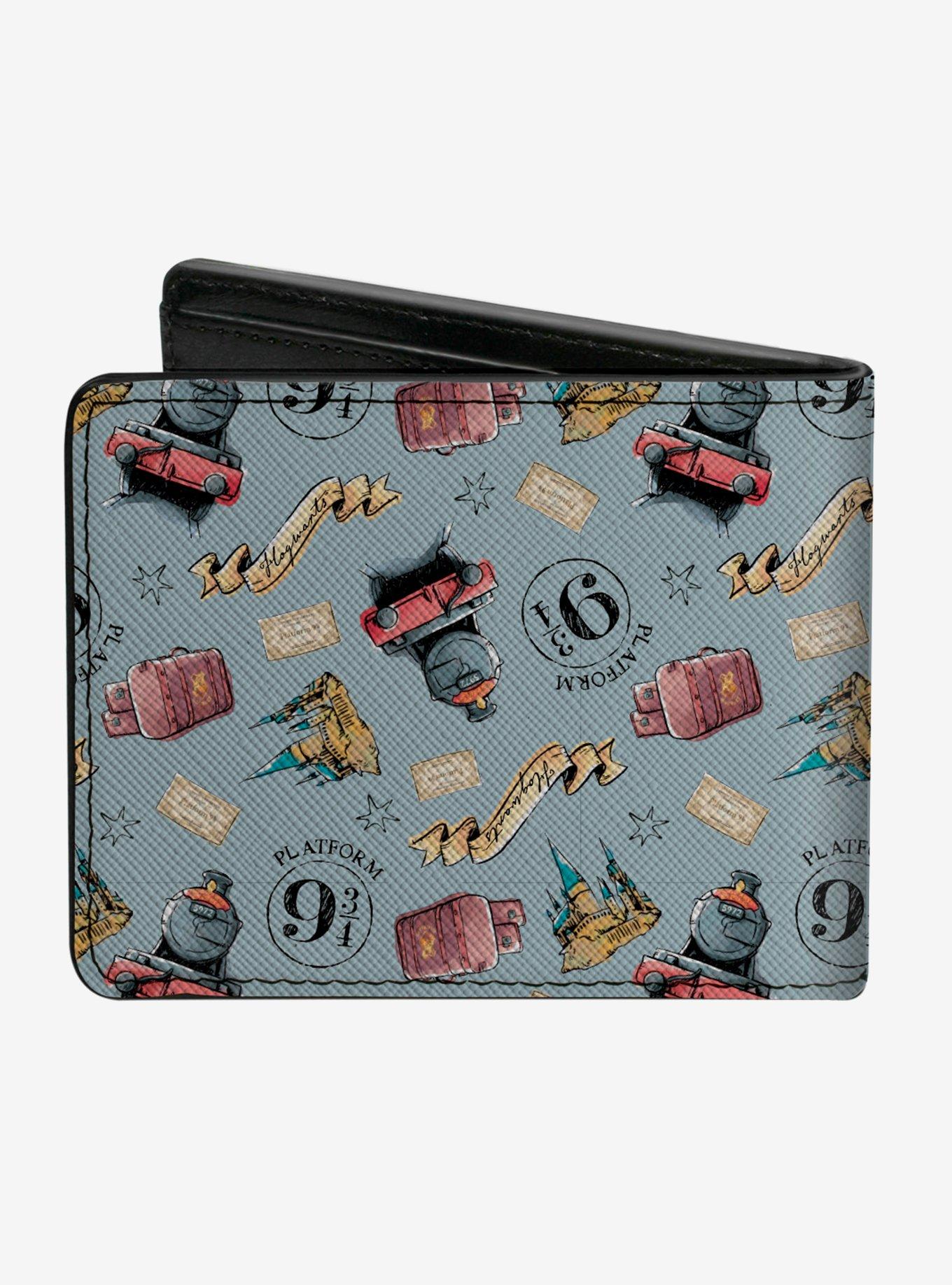 Harry Potter Hogwarts Express Sky Blue Bifold Wallet, , hi-res