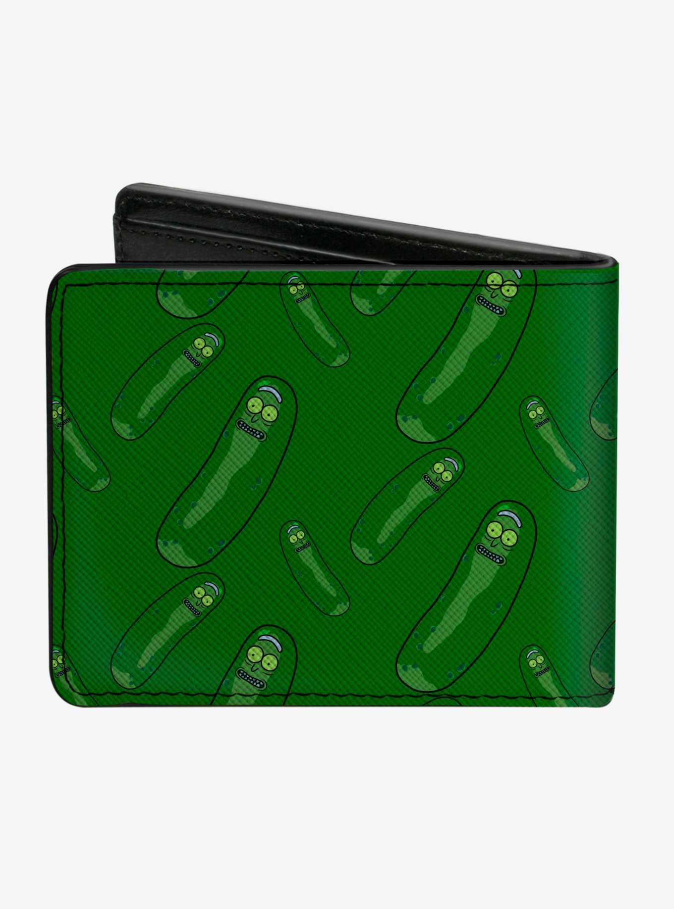 Rick And Morty Pickle Rick Toss Print Bifold Wallet, , hi-res