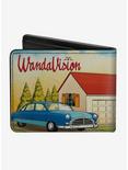 Plus Size Marvel Wandavision House Welcome To Westview Bifold Wallet, , alternate