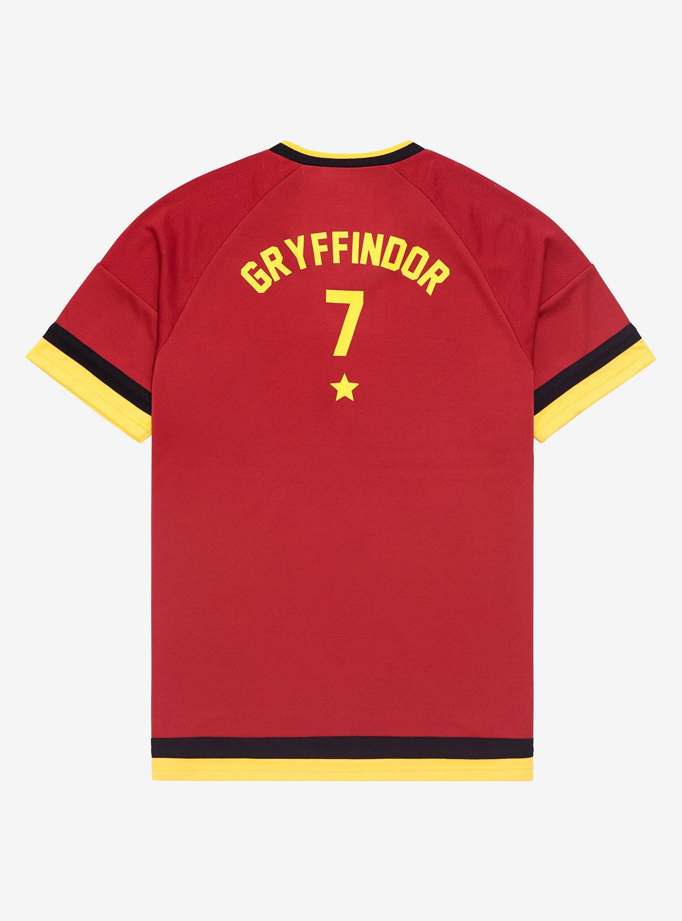 Harry Potter Gryffindor Quidditch Jersey - BoxLunch Exclusive, RED, alternate