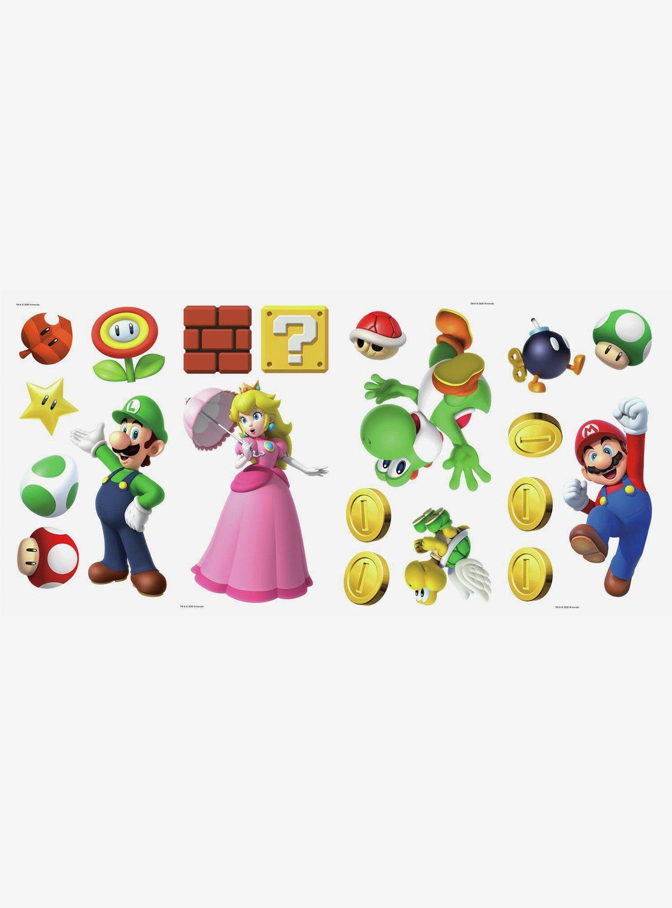 Super Mario Brothers Peel And Stick Wall Decals