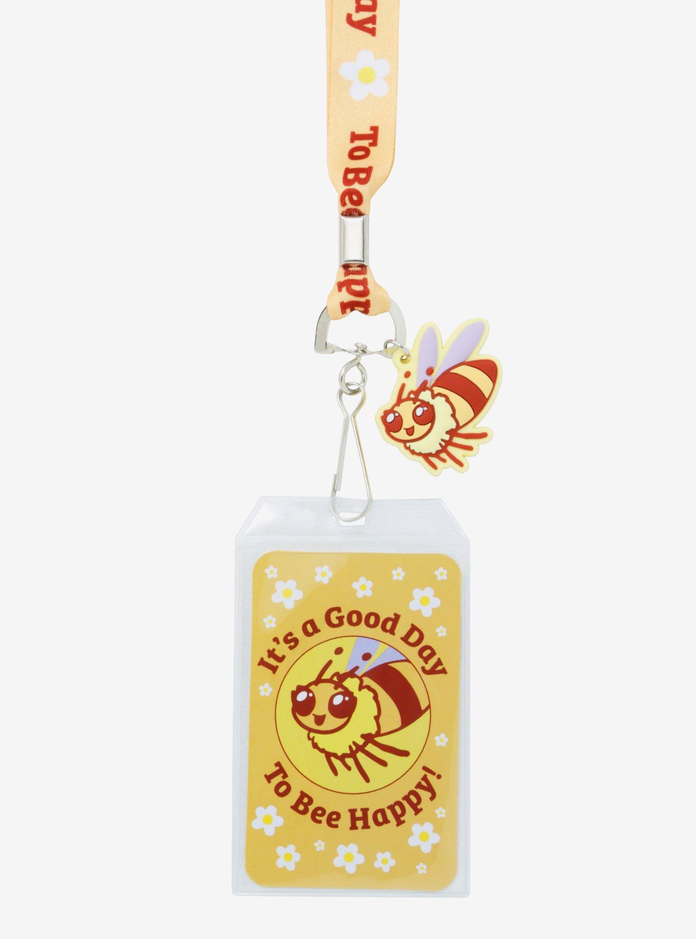 Bee Happy Bumbleebee Lanyard, , alternate