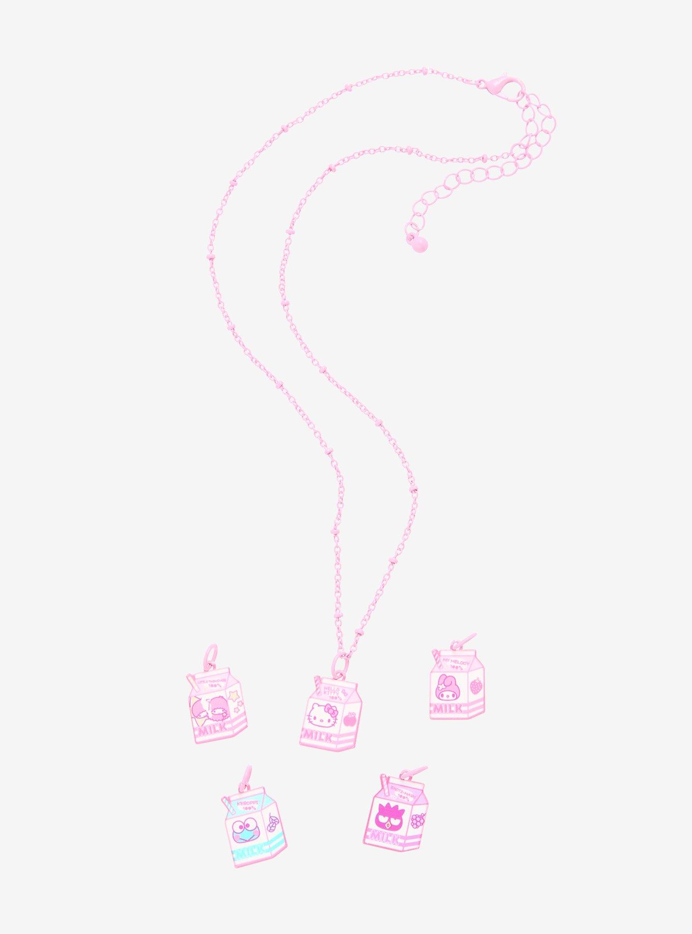 Hello Kitty & Friends Milk Charms Necklace, , alternate