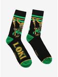 Marvel Chibi Loki Crew Socks, , alternate