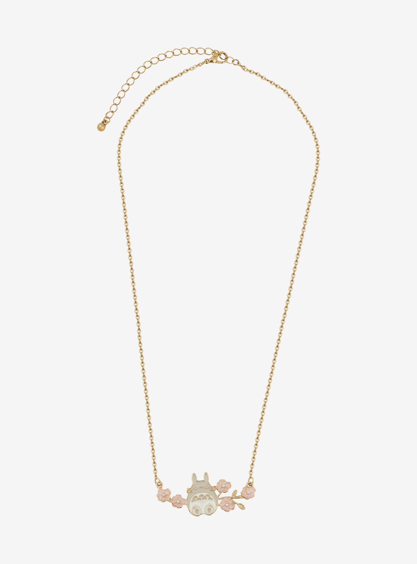 Studio Ghibli My Neighbor Totoro Sakura Branch Necklace, , alternate