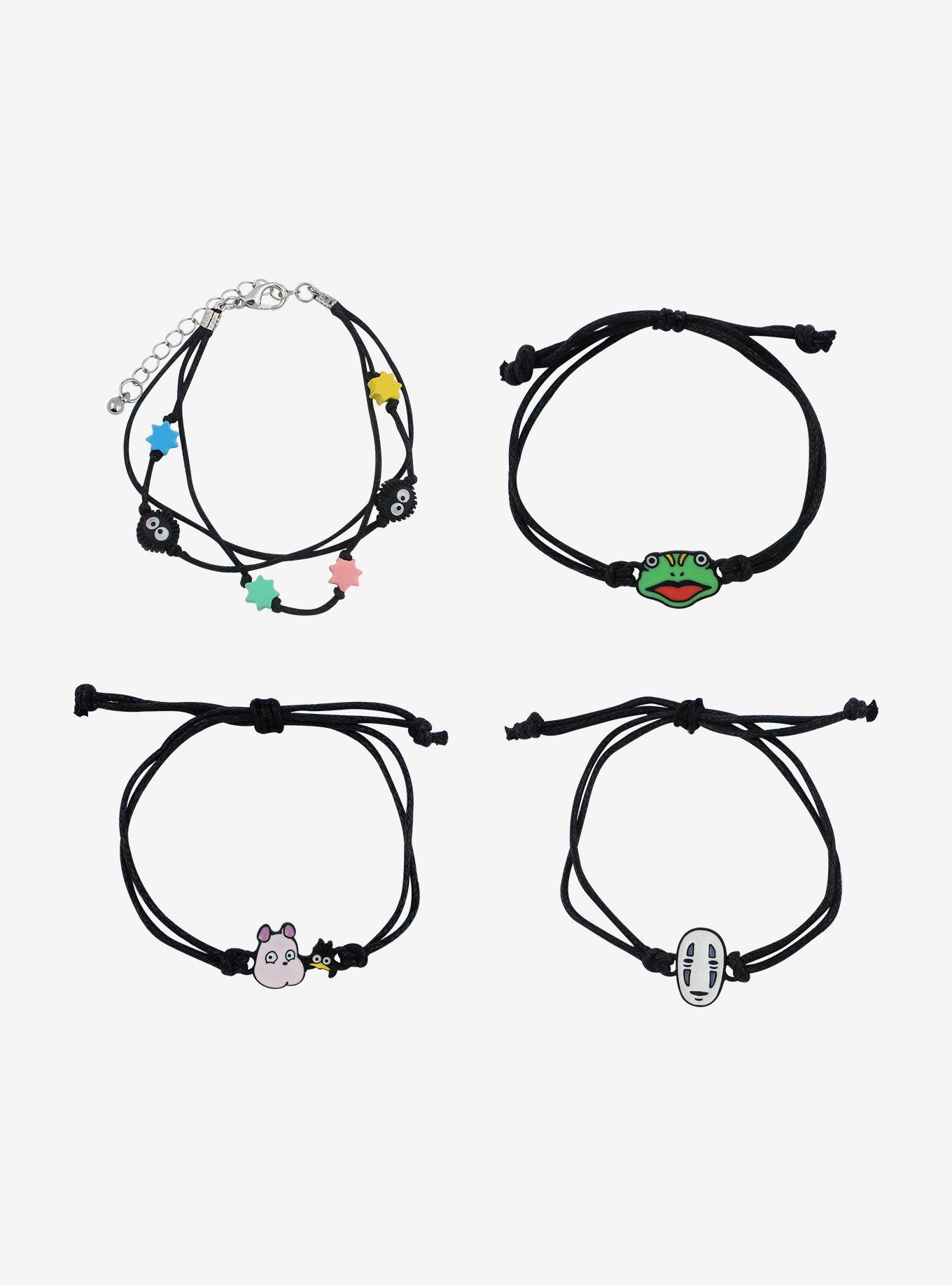 Studio Ghibli Spirited Away Creatures Cord Bracelet Set, , alternate