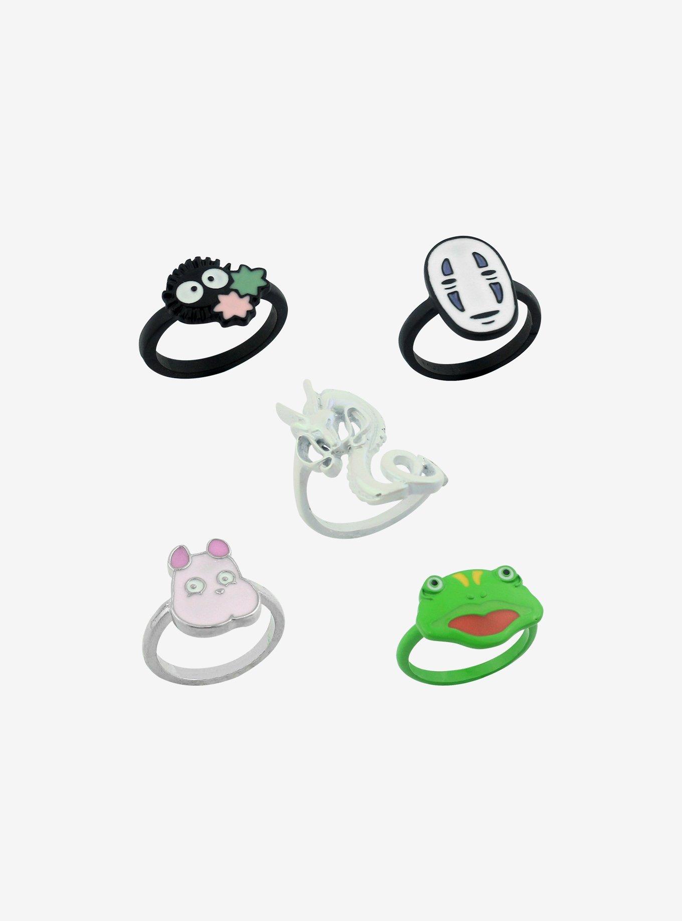 Spirited Away Characters Ring Set, , alternate
