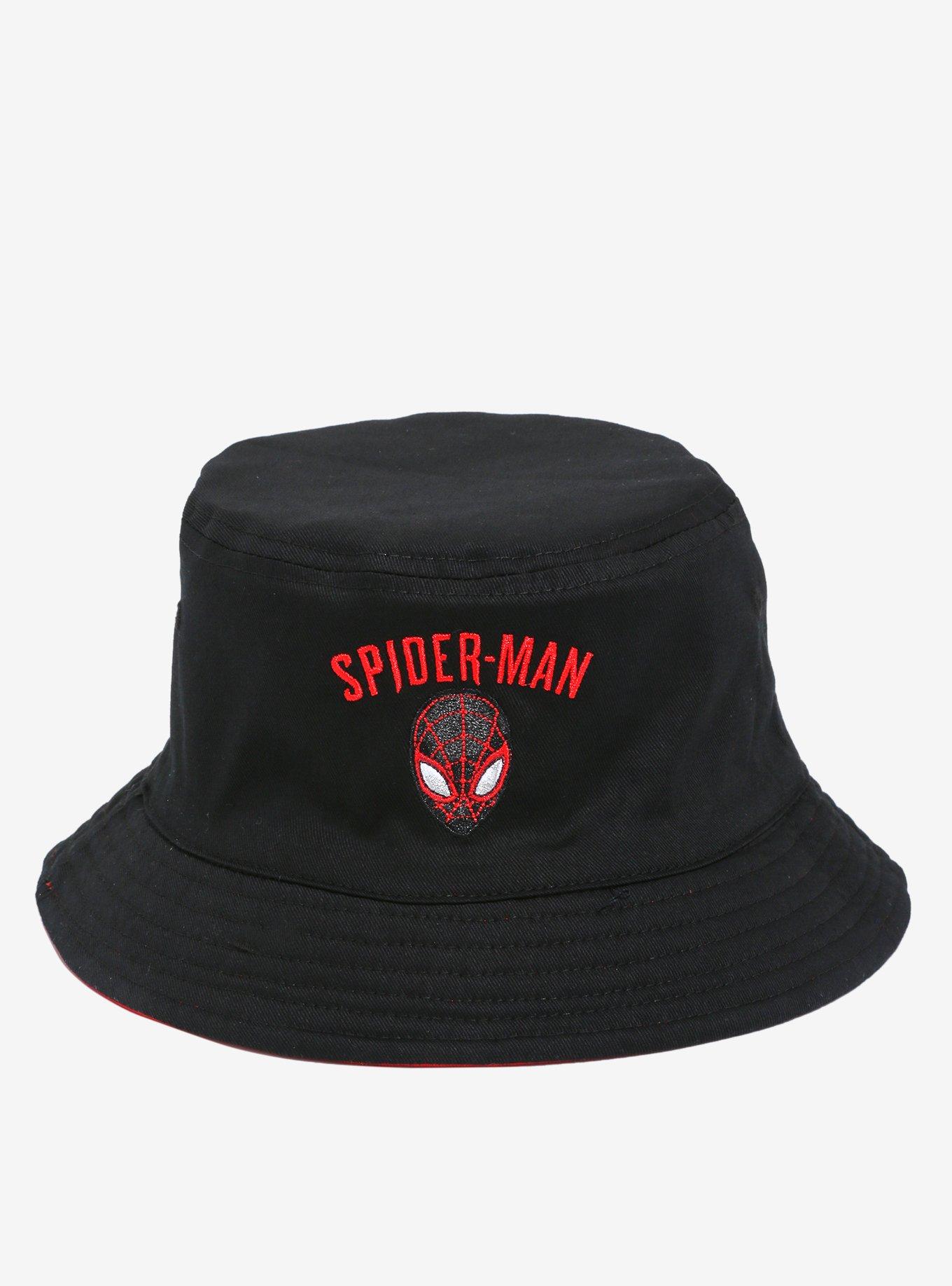 Marvel Spider-Man Miles Morales Reversible Bucket Hat - BoxLunch Exclusive, , alternate