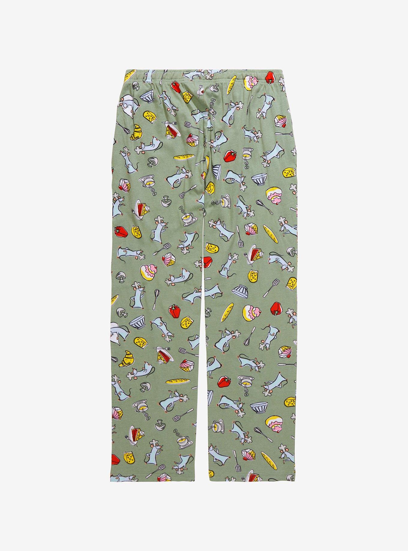 Disney Pixar Ratatouille Remy & Snacks Allover Print Sleep Pants - BoxLunch Exclusive, SAGE, alternate