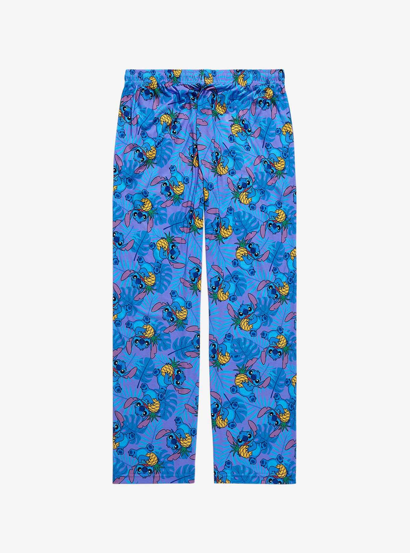 Disney Lilo & Stitch Stitch & Pineapples Tropical Sleep Pants - BoxLunch Exclusive, , hi-res