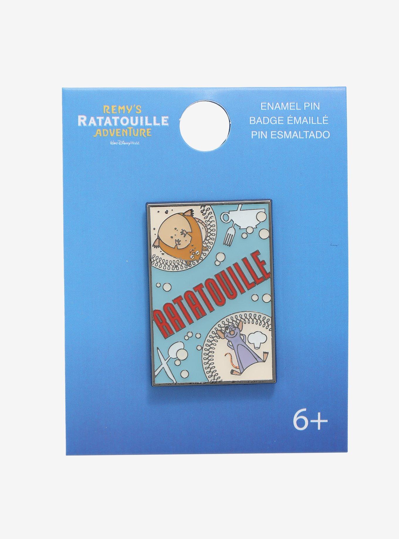 Disney Pixar Ratatouille Minimalist Meal Poster Enamel Pin - BoxLunch Exclusive, , alternate