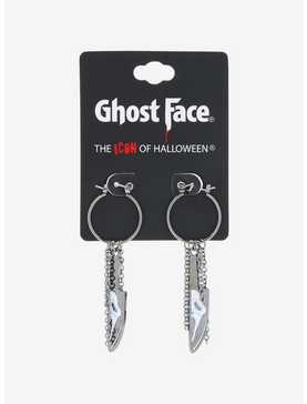 Scream Ghost Face Knife Drop Earrings, , hi-res