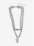 Scream Ghost Face Knife Chain Necklace, , alternate