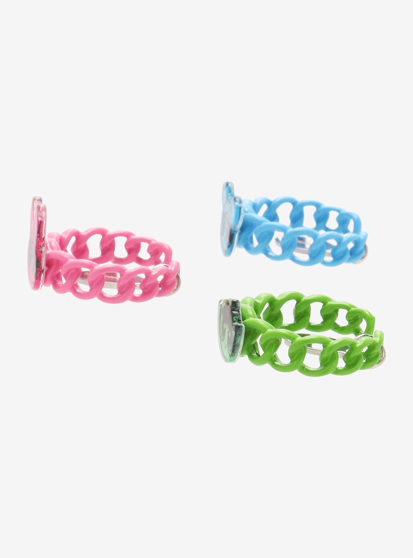 The Powerpuff Girls Chainlink Ring Set, , alternate