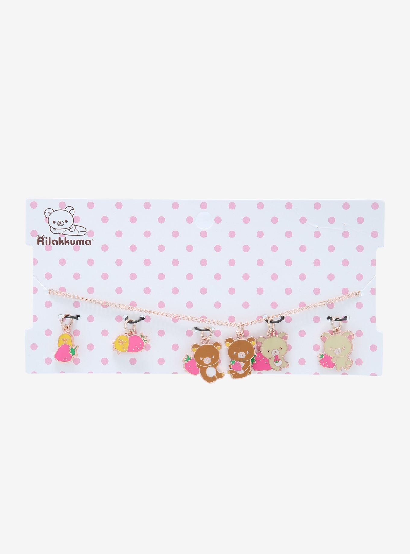 Rilakkuma & Friends Strawberry Interchangeable Charms Necklace, , alternate