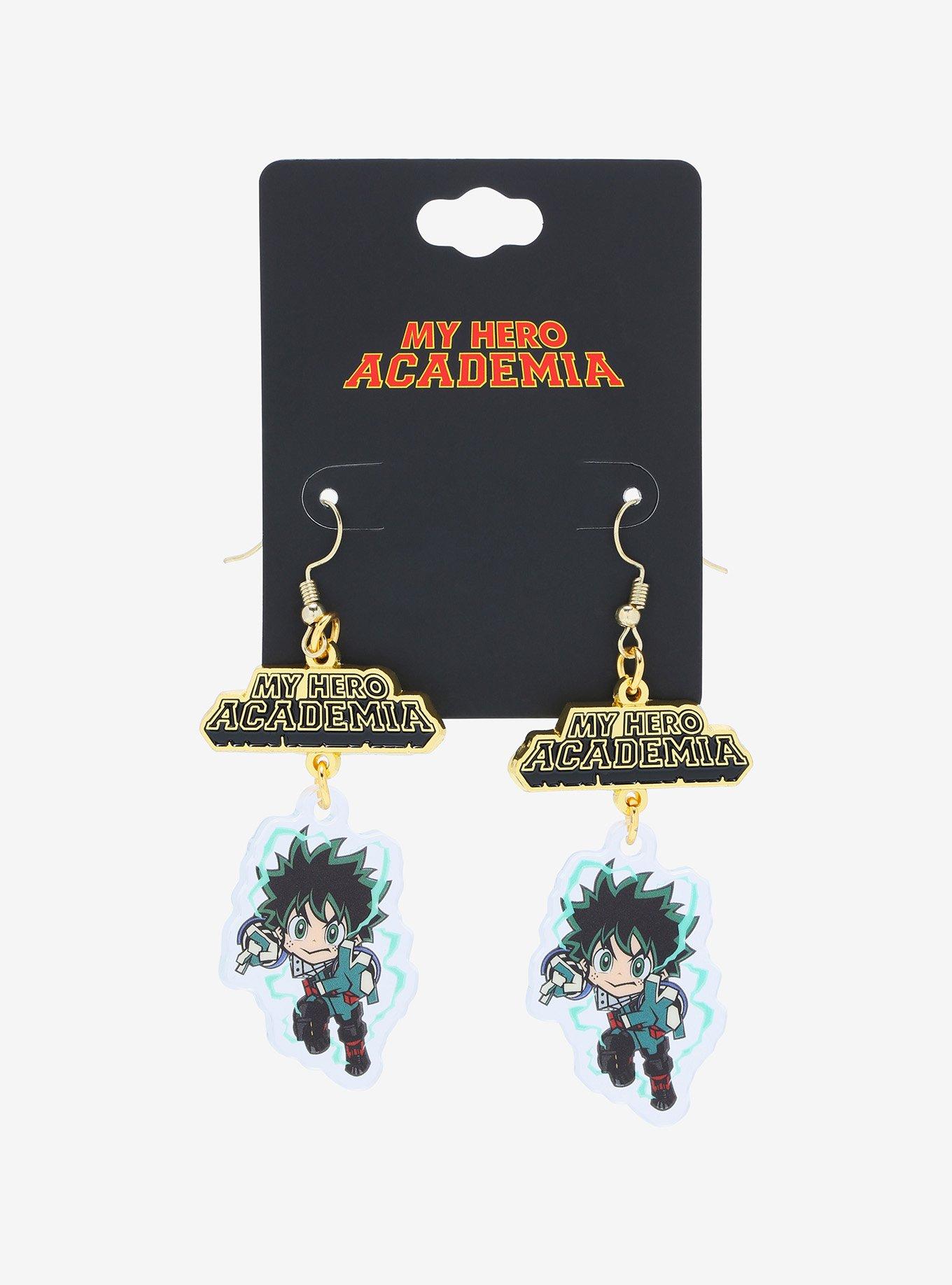 My Hero Academia Deku Charm Earrings, , alternate