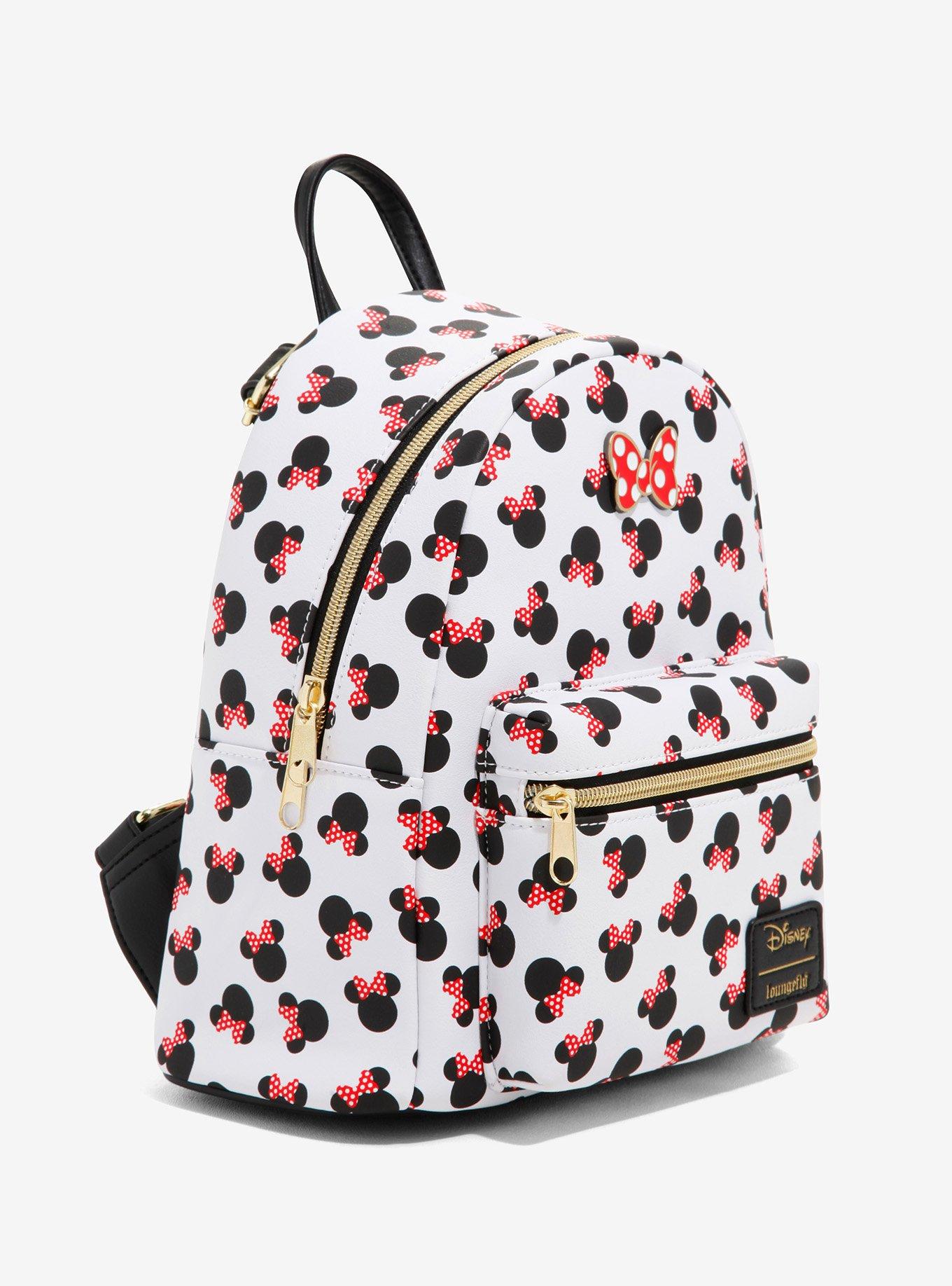 Loungefly Disney Minnie Mouse Heads Mini Backpack, , alternate