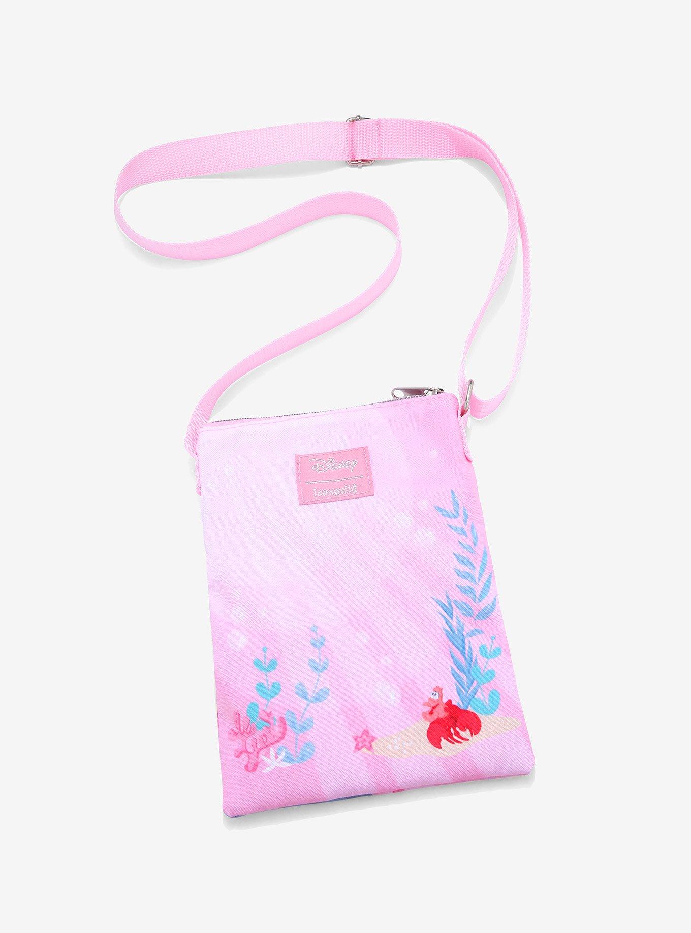 Loungefly Disney The Little Mermaid Underwater Daydream Passport Crossbody Bag, , alternate