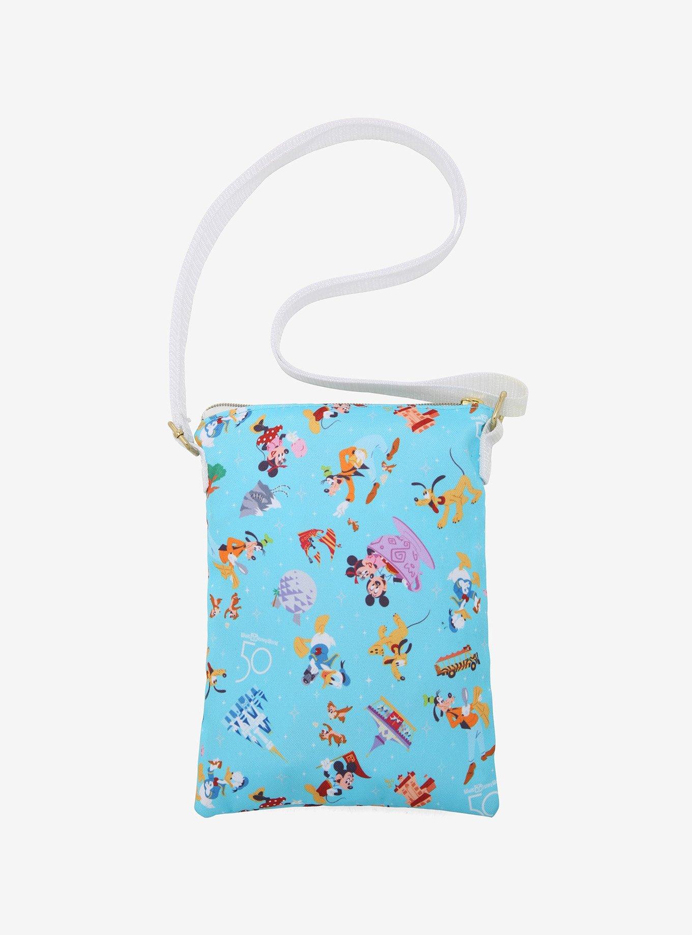 Loungefly Walt Disney World 50th Anniversary Passport Crossbody Bag, , hi-res