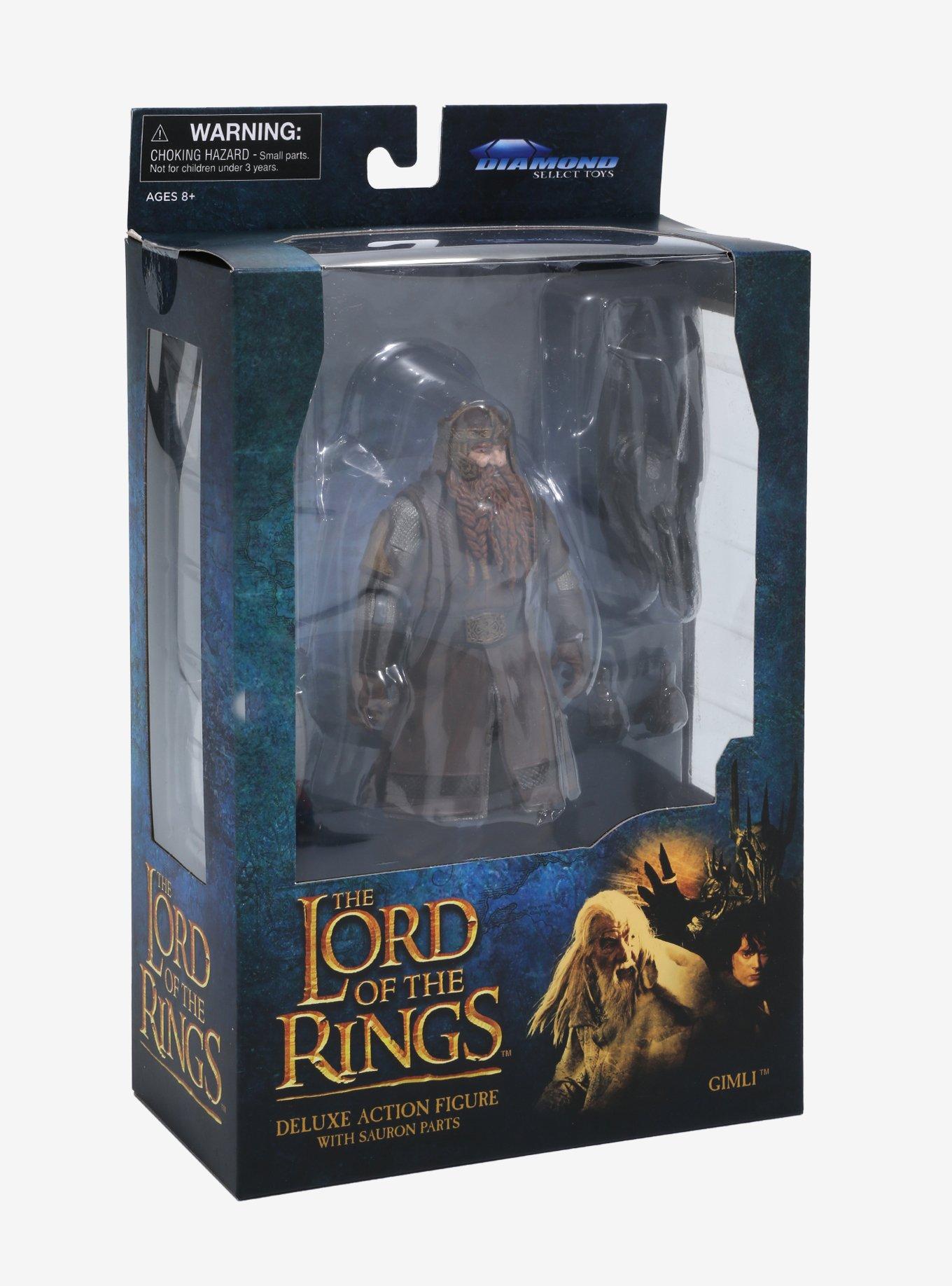Diamond Select Toys The Lord of the Rings Deluxe Action Figure Gimli Figure, , alternate