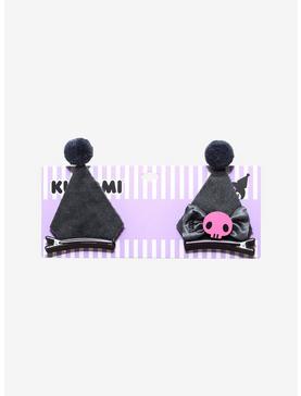 Kuromi Horns Fabric Hair Clip Set, , hi-res