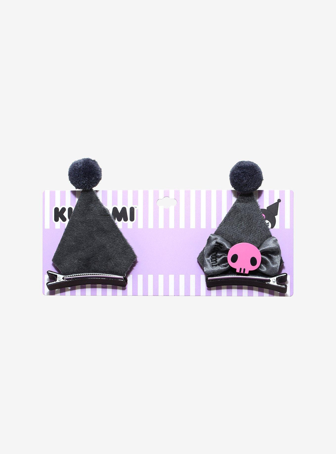 Kuromi Horns Fabric Hair Clip Set, , alternate