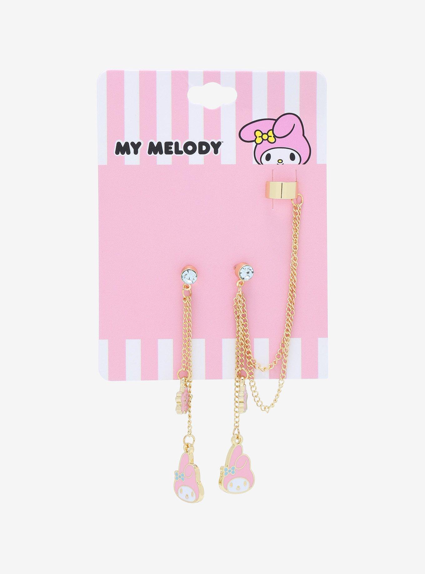 My Melody Sakura Cuff Earrings, , alternate