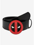 Marvel Deadpool Enamel Logo Belt, BLACK, alternate