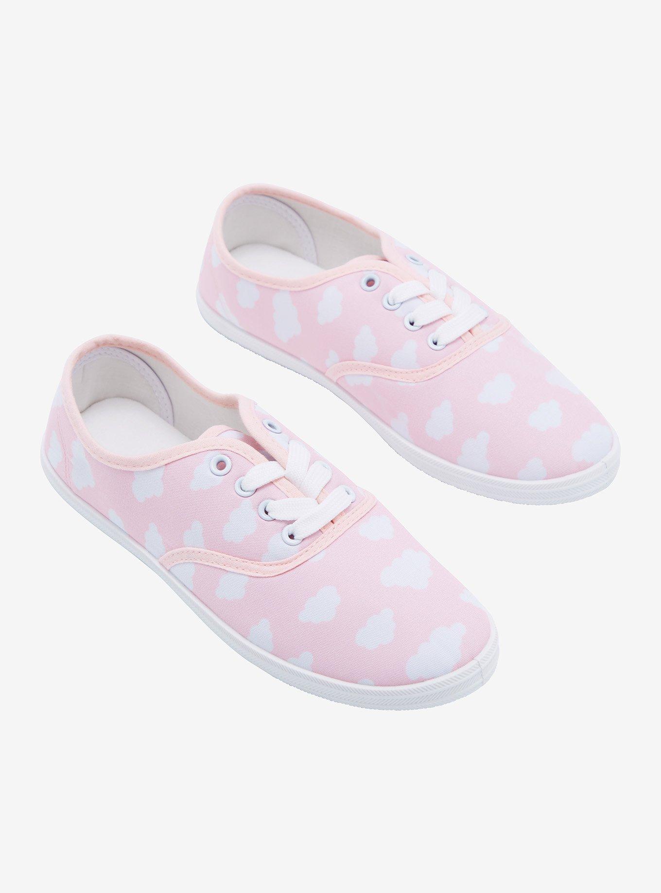 Pink Cloud Lace-Up Sneakers, MULTI, alternate
