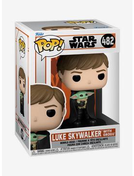 Funko Star Wars Pop! Luke Skywalker With Grogu Bobble-Head, , hi-res